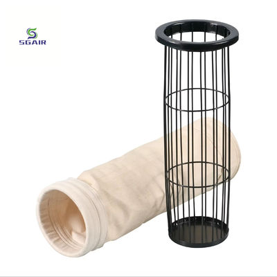 Fiberglass toz torbası filtresi % 55-95 verimlilik ile ısıya dayanıklı
