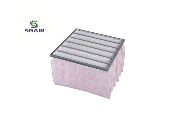 Temiz oda için dokunulmamış lif H13 Hepa cep çantası filtresi