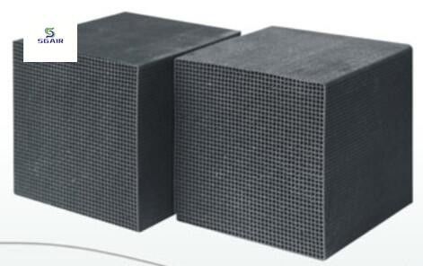 Honeycomb Aktif Karbon Küpü Düşük Rüzgar Direnci Daha İyi Adsorpsiyon Fonksiyonu