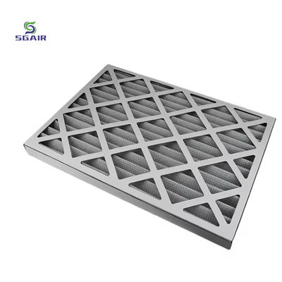 Kaba Etki F6 Klima Hepa Filtreleri Katlanabilir Tip Pleiated Panel Filtresi