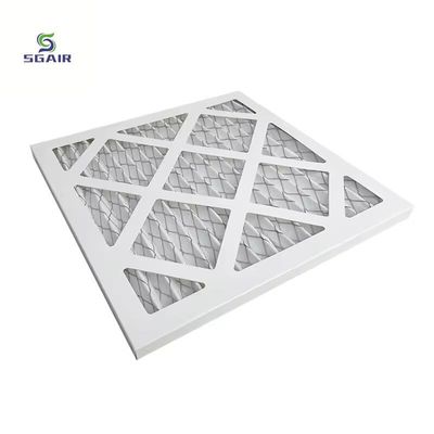 MERV 11 13 Karton Çerçeve Pleiated AC Furnish Hava Filtresi HVAC Sistemleri İçin Özel