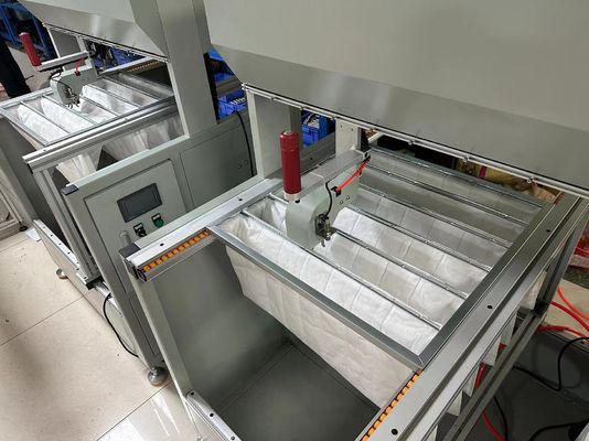 PLC Kontrolü 0.6-0.8Mpa Hava Filtresi Yapma Makinesi 3000*1500*1800mm
