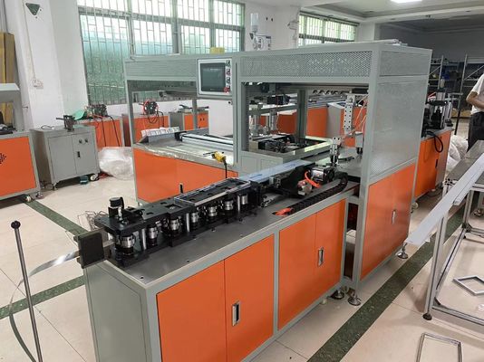 Otomatik Hava Filtresi Çerçeve Yapma Makinesi Düzenlenebilir Filtre Medyası ve Dokunmatik Ekranla