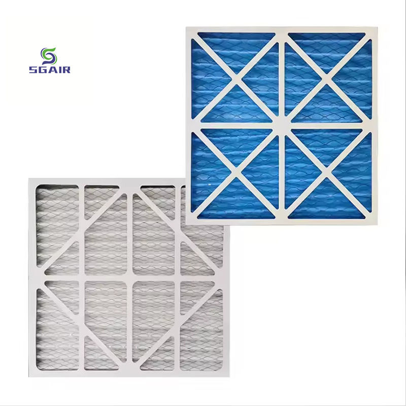 99.99% HVAC Hava Filtreleri Hava İşlemcileri için Tekrar Kullanılabilir Korozyona Karşı