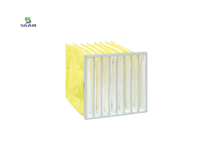 Katı Yapı Alüminyum Torba Filtre Tüm Metal Çerçeve Hepa 14 Filtre 500mm