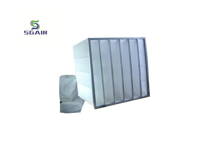 F7 Alüminyum Torba Filtresi %99,97 H13~H14 verimliliği ile özelleştirilmiş