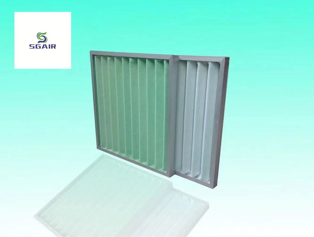 HVAC Sistemi Polyester Elyafları G4 Hava Temizleyici Filtreleri Yıkanabilir