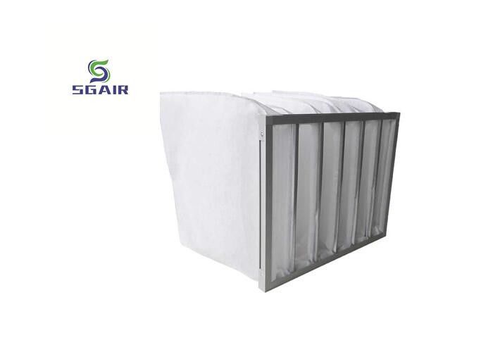 Dokumasız Kumaş H14 Hepa Torba Filtresi Otomobil İçin %99,97 Verimlilik