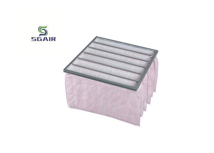 Temiz oda için dokunulmamış lif H13 Hepa cep çantası filtresi