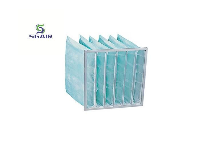Sentetik Elyaf Hepa Hava Filtresi F6 %65 Verimlilik HVAC İçin