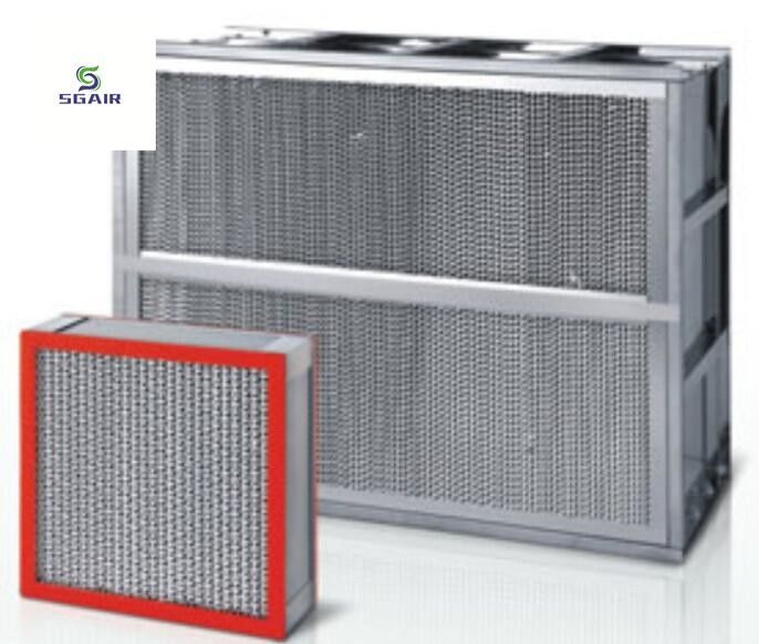 Yüksek Verimlilik Yüksek Sıcaklık HEPA Filtresi Yüksek Sıcaklığa Dirençli Destek OEM