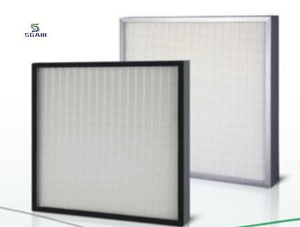 Yüksek verimlilikli Mini-Pleat HEPA Filtresi ve ULPA Filtresi Hafif Ağırlık Tasarımı