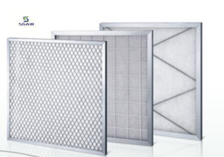 Panel HEPA Ön Filtre Düşük Dirençli Yıkanabilir