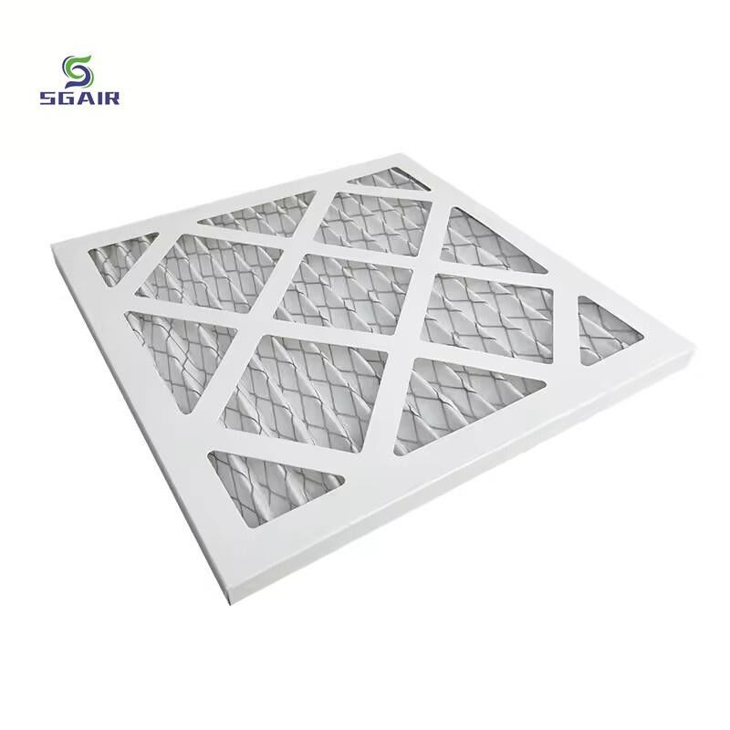 MERV 11 13 Karton Çerçeve Pleiated AC Furnish Hava Filtresi HVAC Sistemleri İçin Özel