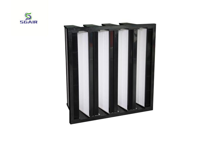 Yüksek Filtrasyon Verimliliği F9 12x24x12 Temiz Odalar İçin Yumruklu Hava Filtreleri
