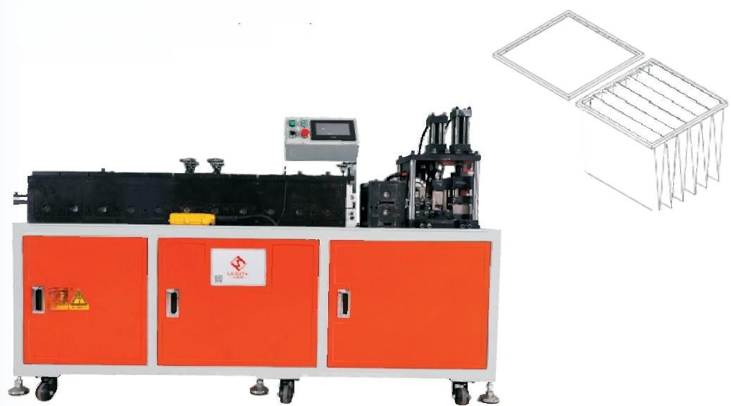 Tamamen Otomatik Dış Çerçeve Yapım Cep Filtresi Yapım Makinesi Yan Kesim