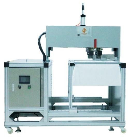 Çift Başlı Yarım Otomatik Riveting Makine Perforasyon Flanging Tipi